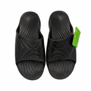 Superfeet NWT Black Unisex Worldwide Aftersport Comfort Cushioned Slide Sandals